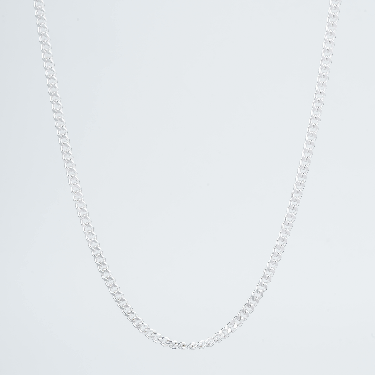 CUBAN LINK NECKLACE - STERLING SILVER