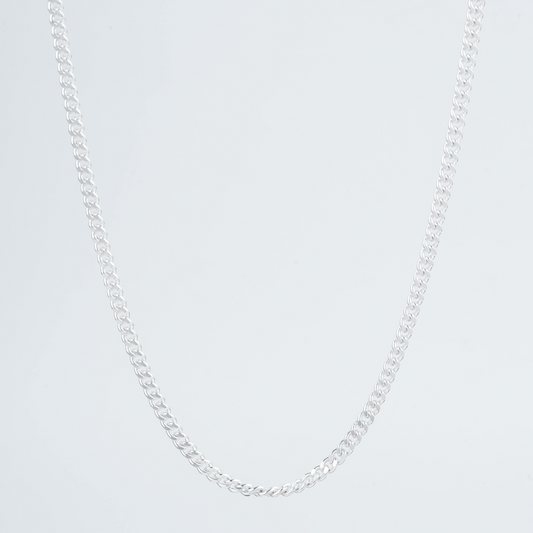 CUBAN LINK NECKLACE - STERLING SILVER