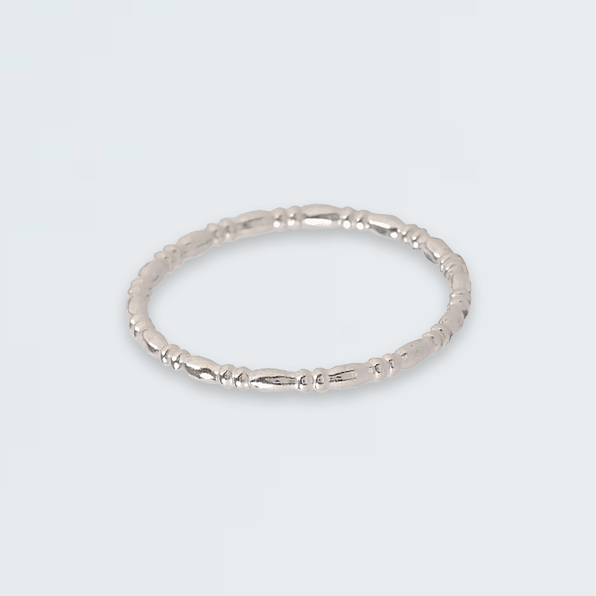 STACKING RING "RIPPLE" - STERLING SILVER
